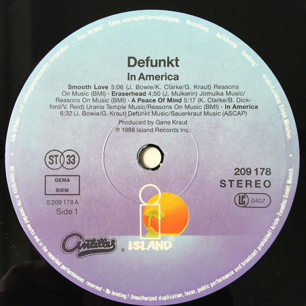 Defunkt : In America (LP, Album)