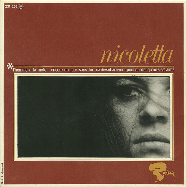 Nicoletta (2) : L'homme A La Moto (7", EP, Gat)