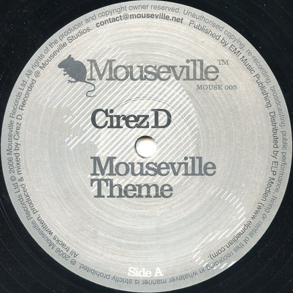 Cirez D : Mouseville Theme (12")