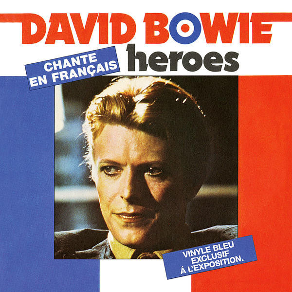David Bowie : Heroes (7", Single, Ltd, RM, Blu)