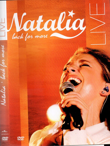 Natalia (3) : Back For More Live (DVD-V, PAL)