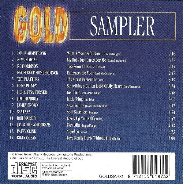 Various : Gold Sampler (CD, Comp, Smplr)