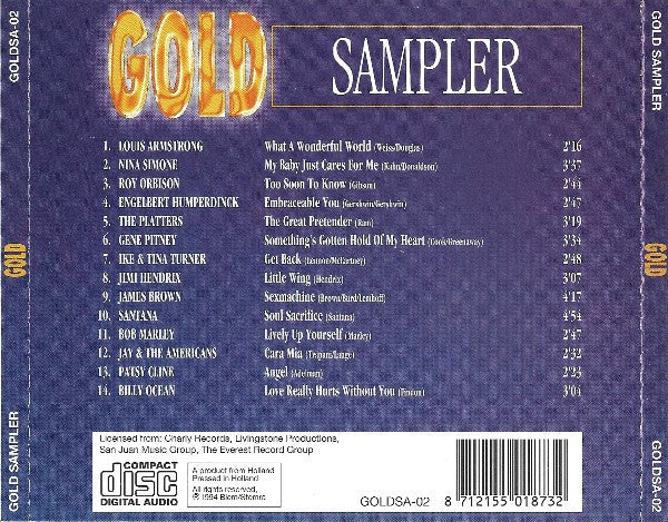 Various : Gold Sampler (CD, Comp, Smplr)