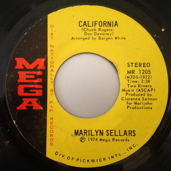 Marilyn Sellars : One Day At A Time (7", Single)