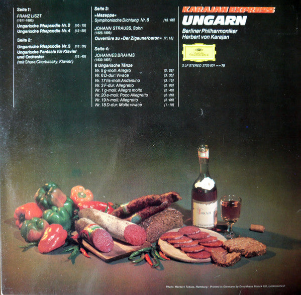 Berliner Philharmoniker, Herbert von Karajan : Karajan Express: Ungarn (2xLP, Comp)