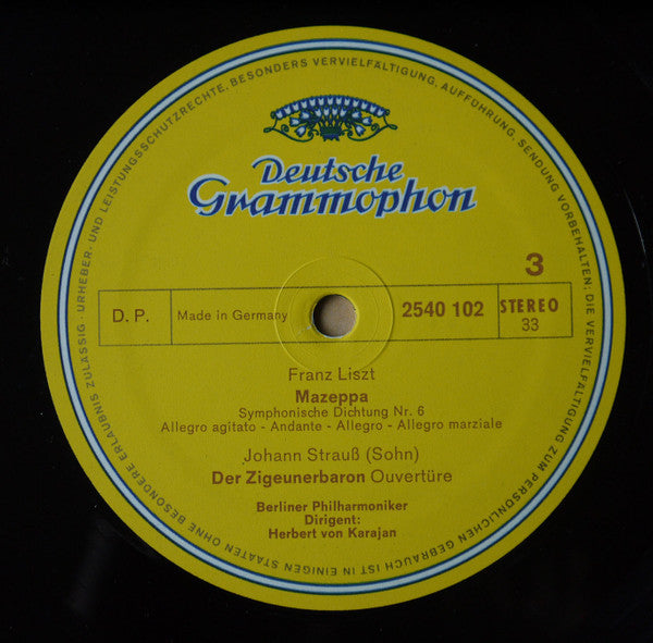 Berliner Philharmoniker, Herbert von Karajan : Karajan Express: Ungarn (2xLP, Comp)