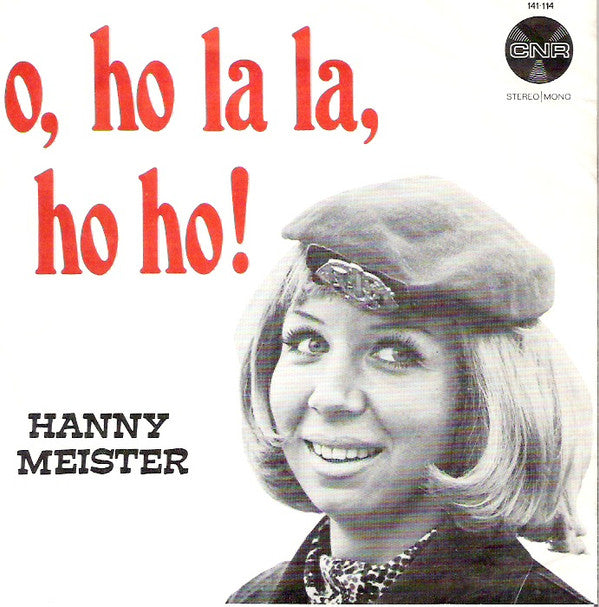 Hanny Meister : M'n Baretje Hou Ik Op (7", Single)