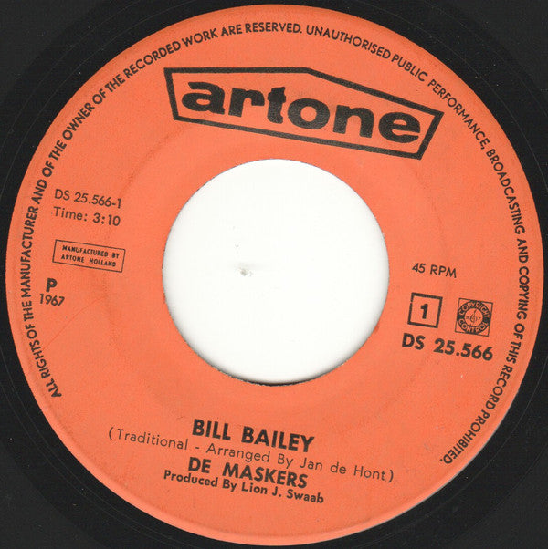 De Maskers : Bill Bailey (7", Single)