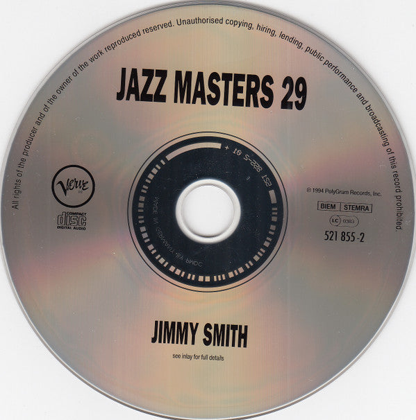 Jimmy Smith : Verve Jazz Masters 29  (CD, Comp)