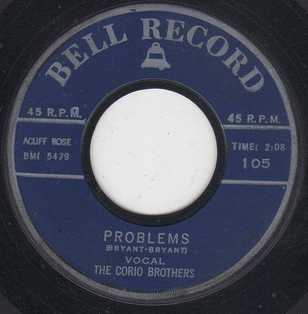 The Corio Brothers / Danny Lanham : Problems / A Lover's Question (7")