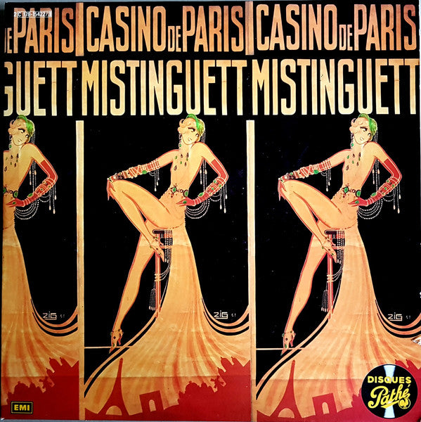 Mistinguett : Mistinguett (2xLP, Comp, RE, Gat)