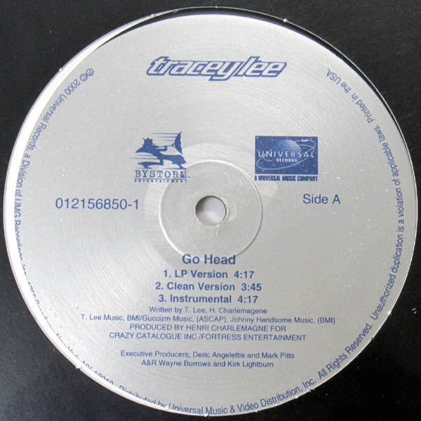 Tracey Lee : Go Head (12")