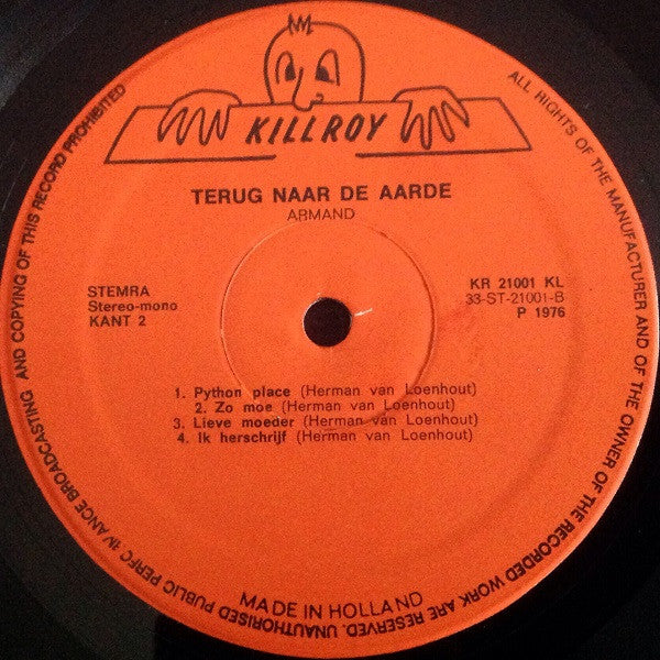 Armand : Terug Naar De Aarde (LP, Album + 7", EP)