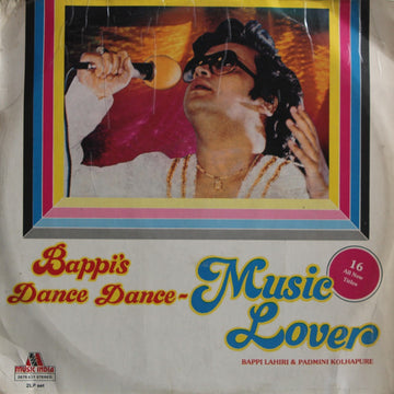 Bappi Lahiri & Padmini Kolhapure : Bappi's Dance Dance - Music Lover (2xLP, Album)