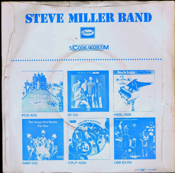 Steve Miller Band : My Dark Hour. (7", Single)
