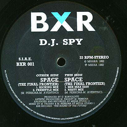 DJ Spy : Space (The Final Frontier) (12")