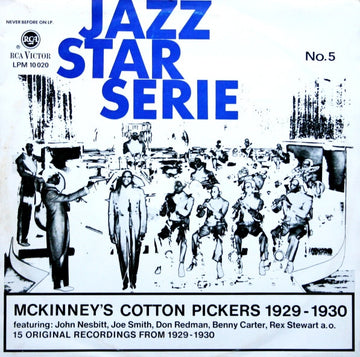 McKinney's Cotton Pickers : McKinney's Cotton Pickers 1929-1930 (LP, Comp, Mono)