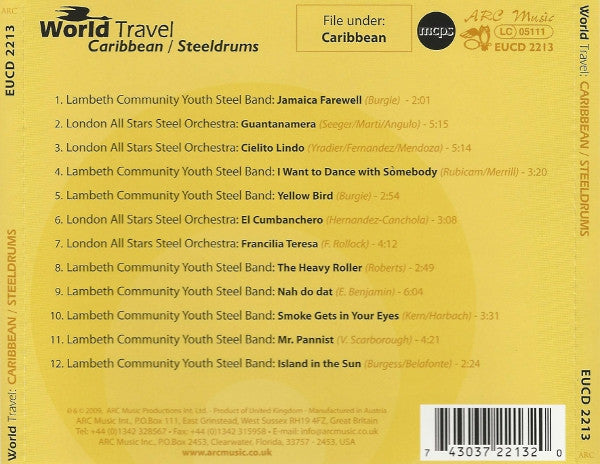 Lambeth Community Youth Steel Orchestra / London All Stars Steelband : Caribbean / Steeldrums (CD)