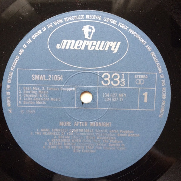 Various : More After Midnight (LP, Comp)