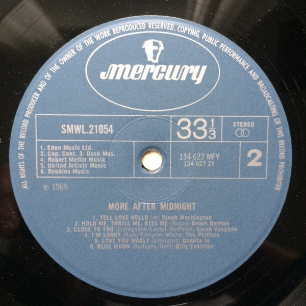 Various : More After Midnight (LP, Comp)