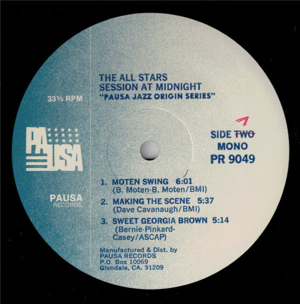 Various : Session At Midnight-Jazz Reunion At Melrose (LP, Album, RE)