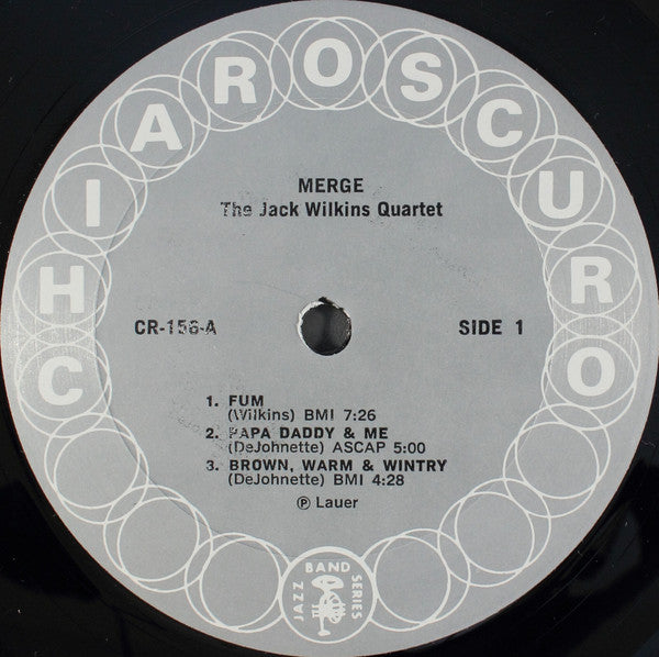 The Jack Wilkins Quartet : Merge (LP, Album)