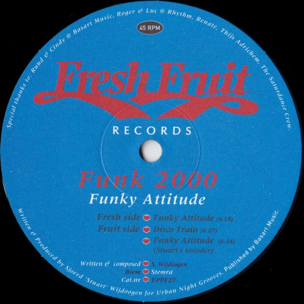 Funk 2000 : Funky Attitude (12")