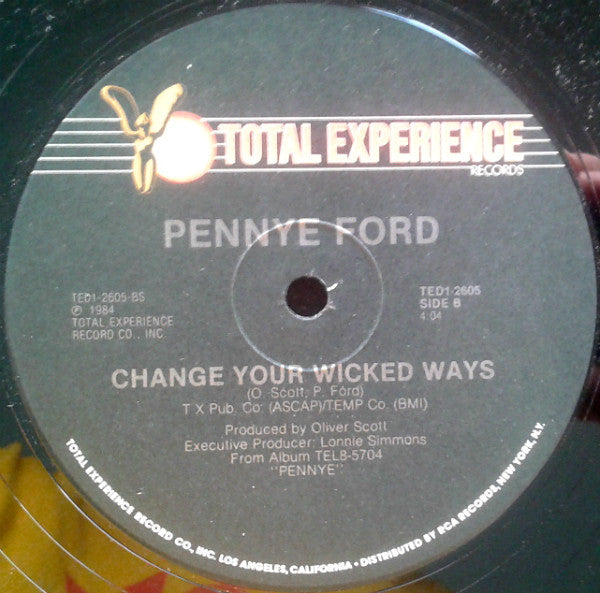 Penny Ford : Change Your Wicked Ways (12")