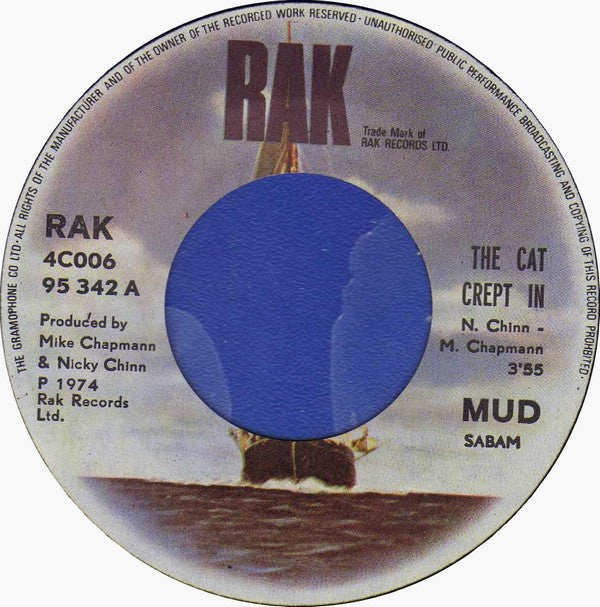 Mud : The Cat Crept In / Morning (7", Single)