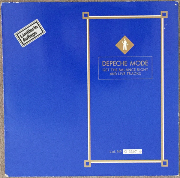 Depeche Mode : Get The Balance Right And Live Tracks (12", Ltd, Num)