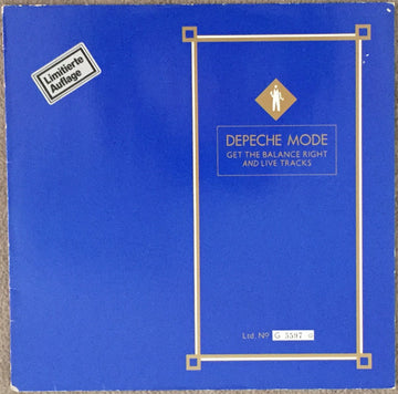 Depeche Mode : Get The Balance Right And Live Tracks (12", Ltd, Num)