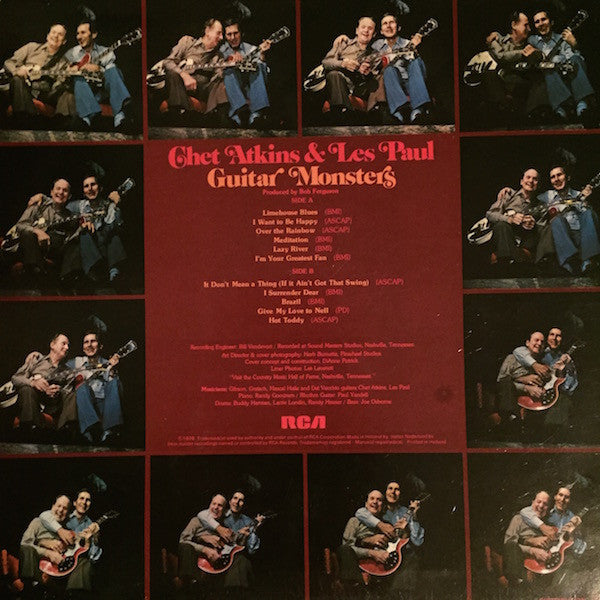 Chet Atkins And Les Paul : Guitar Monsters (LP, Album)