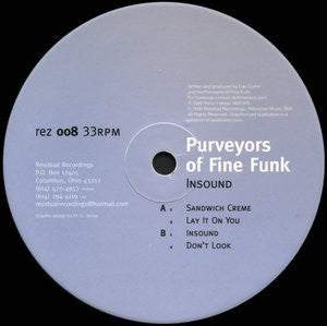 Purveyors Of Fine Funk : Insound EP (12", EP)