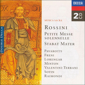 Gioacchino Rossini - Luciano Pavarotti, Mirella Freni, Pilar Lorengar, Yvonne Minton, Lucia Valentini Terrani, Hans Sotin, Ruggero Raimondi : Petite Messe Solennelle / Stabat Mater (2xCD, Comp, RM)