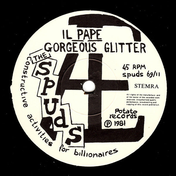 The Spuds : Constructive Activities For Billionaires (7", EP)