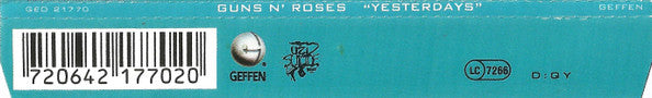 Guns N' Roses : Yesterdays (CD, Maxi)