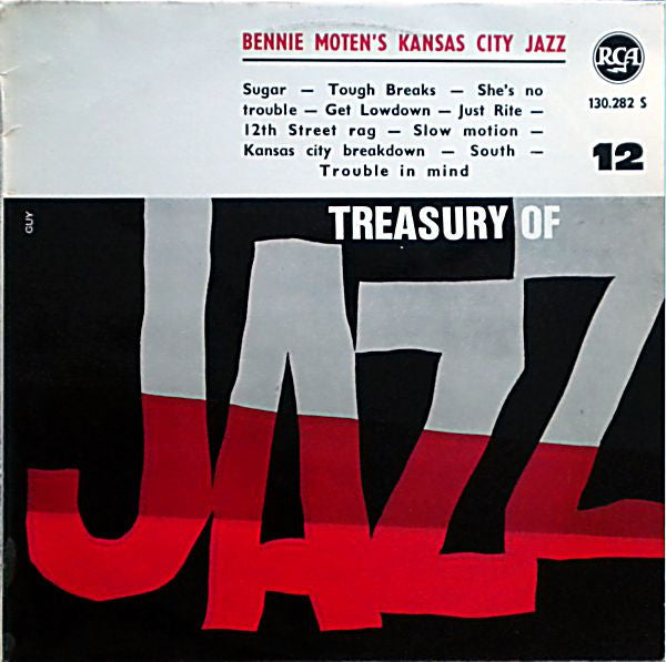 Bennie Moten's Kansas City Orchestra : Bennie Moten's Kansas City Jazz (10", Comp, Bla)