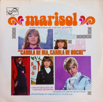 Marisol : Música Y Canciones De La Película 'Carola De Día, Carola De Noche' (LP, Album, Promo)