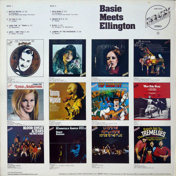 Count Basie And Duke Ellington : Basie Meets Ellington (LP, Album, RE)
