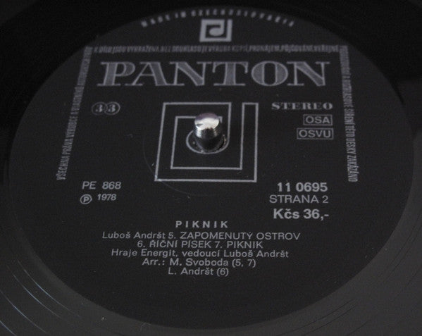 Energit : Piknik (LP, Album, RP)