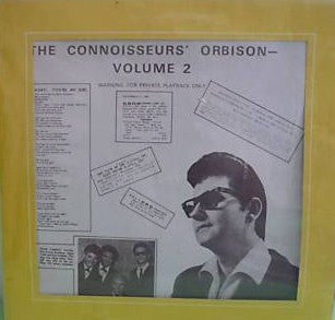 Roy Orbison : The Connoisseurs' Orbison - Volume 2 (10", Unofficial)