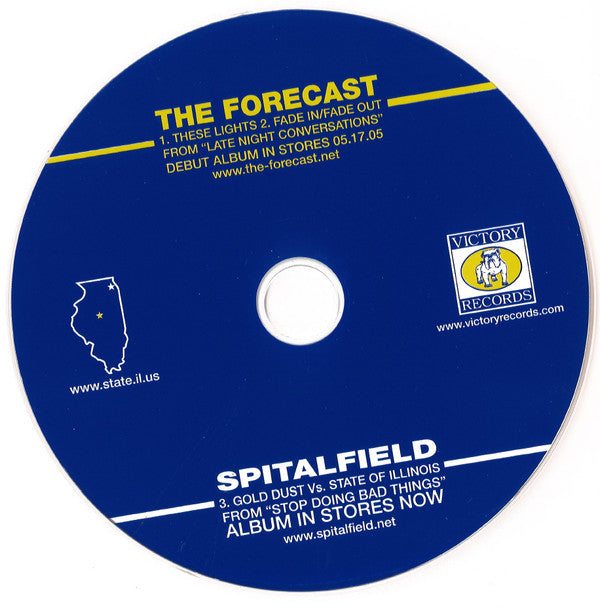 The Forecast, Spitalfield : Victory Records CD Sampler (CD, Promo, Smplr)