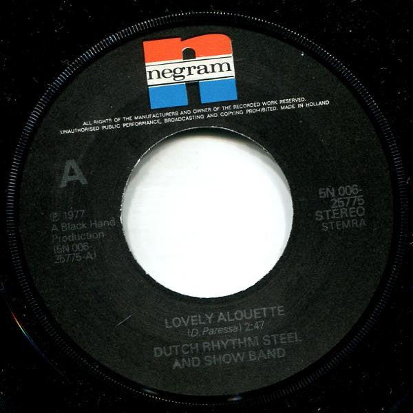 The Dutch Rhythm Steel & Showband : Lovely Alouette (7", Single)