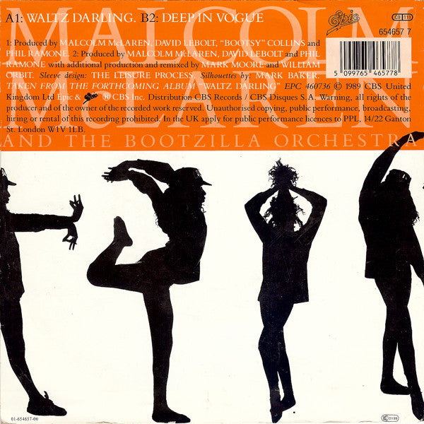 Malcolm McLaren And The Bootzilla Orchestra : Waltz Darling (7", Single)