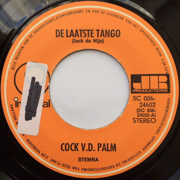 Cock van der Palm : De Laatste Tango (7", Single)