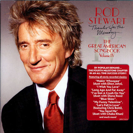 Rod Stewart : Thanks For The Memory... The Great American Songbook Volume IV (CD, Album)