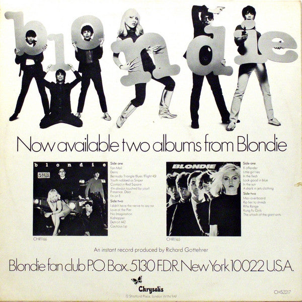 Blondie : (I'm Always Touched By Your) Presence, Dear (12", Single, Ltd)