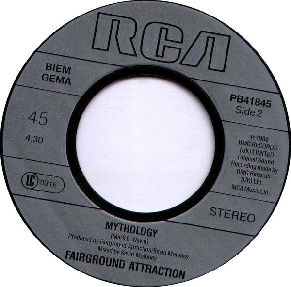 Fairground Attraction : Perfect (7", Single)