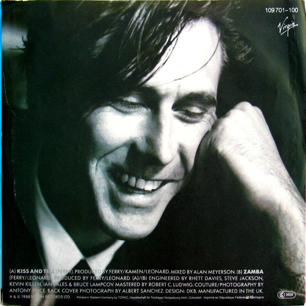 Bryan Ferry : Kiss And Tell (7", Single)