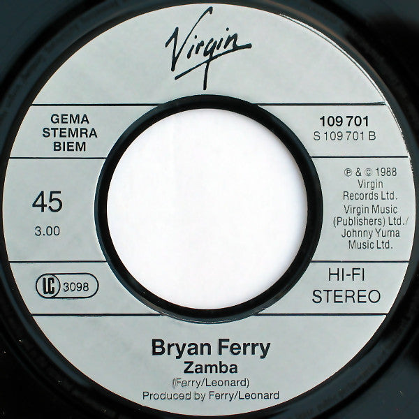 Bryan Ferry : Kiss And Tell (7", Single)